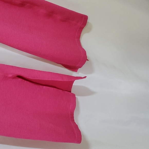 JoyLab Women's Wear 2 Ways Long Sleeve Cropped Top & Flare Leggings ~ Pink - Picture 10 of 16